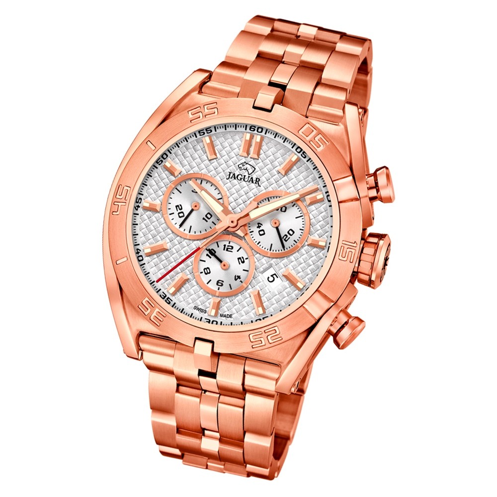 Jaguar Herren-Armbanduhr Edelstahl roségold J854/1 Saphir Executive UJ854/1