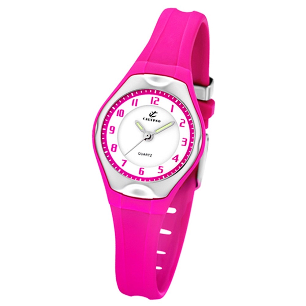 Calypso Jugenduhr Mädchen pink Analog Calypso Uhren Kollektion UK5163/K