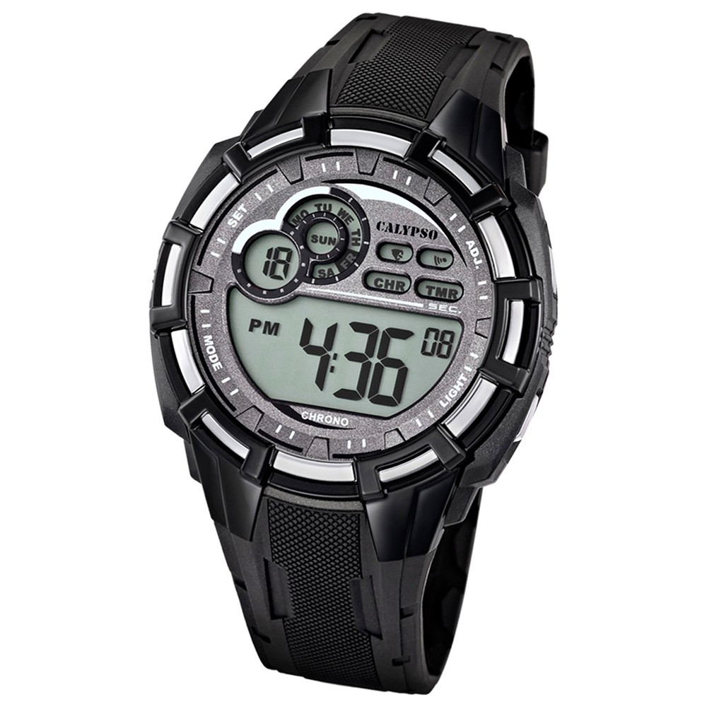 PU Calypso Multifunktion digital UK5625/1 Herren-Armbanduhr Quarz