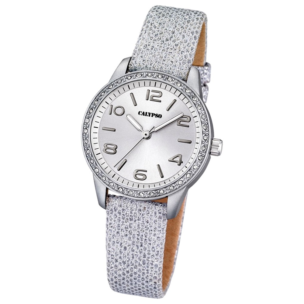 CALYPSO Damen-Uhr - Trend - Analog - Quarz - Leder - UK5652/1