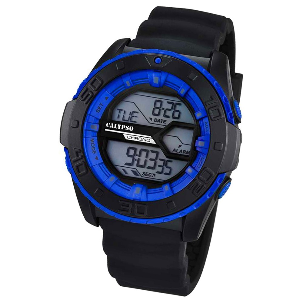 CALYPSO Herren-Uhr - Sport - digital - Quarz - PU - UK5654/2