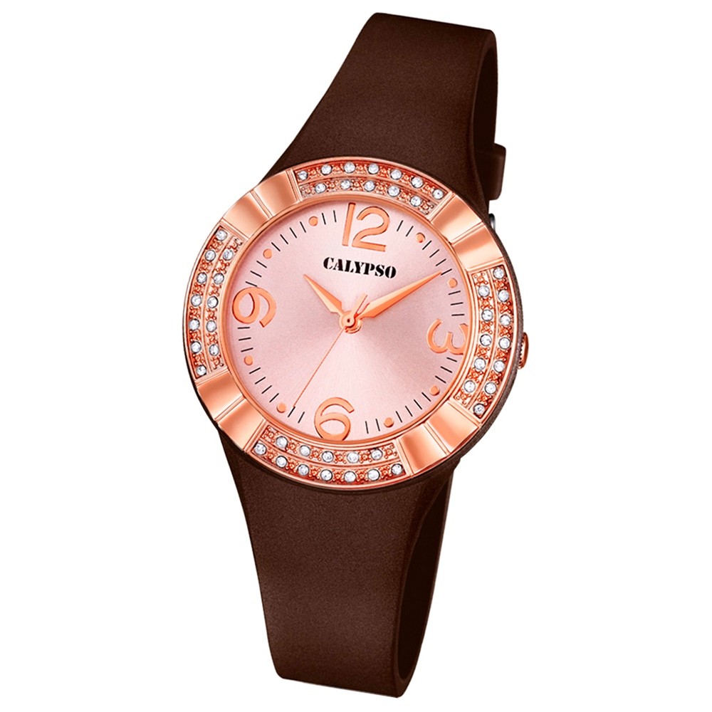 CALYPSO Damen-Uhr - Trend - Analog - Quarz - PU - UK5659/3