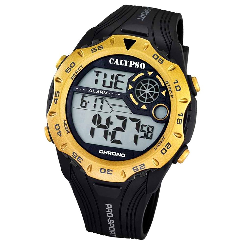 CALYPSO Herren-Uhr - Trend - digital - Quarz - PU - UK5665/2