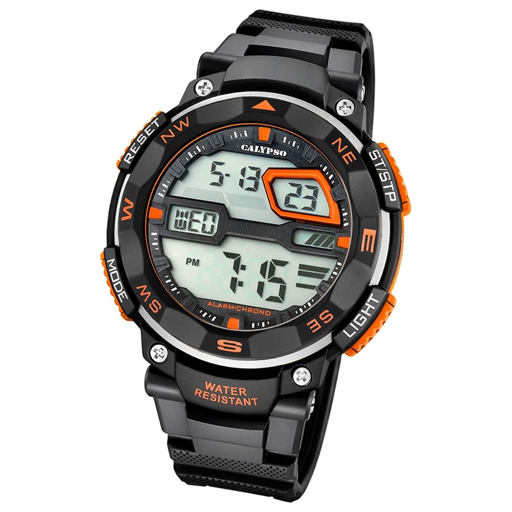 Calypso Herren-Armbanduhr Digital for Man digital Quarz PU schwarz UK5672/1