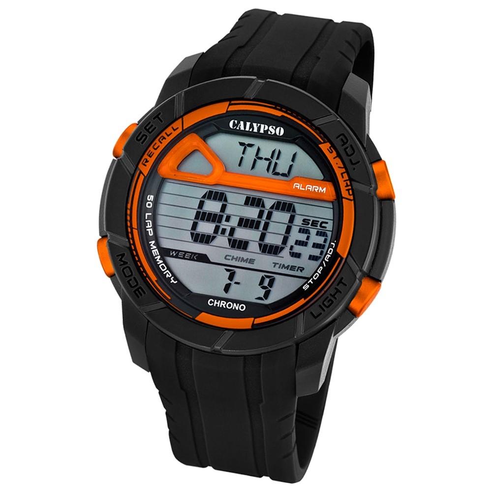 Calypso Herren-Armbanduhr Digital for Man digital Quarz PU schwarz UK5697/7