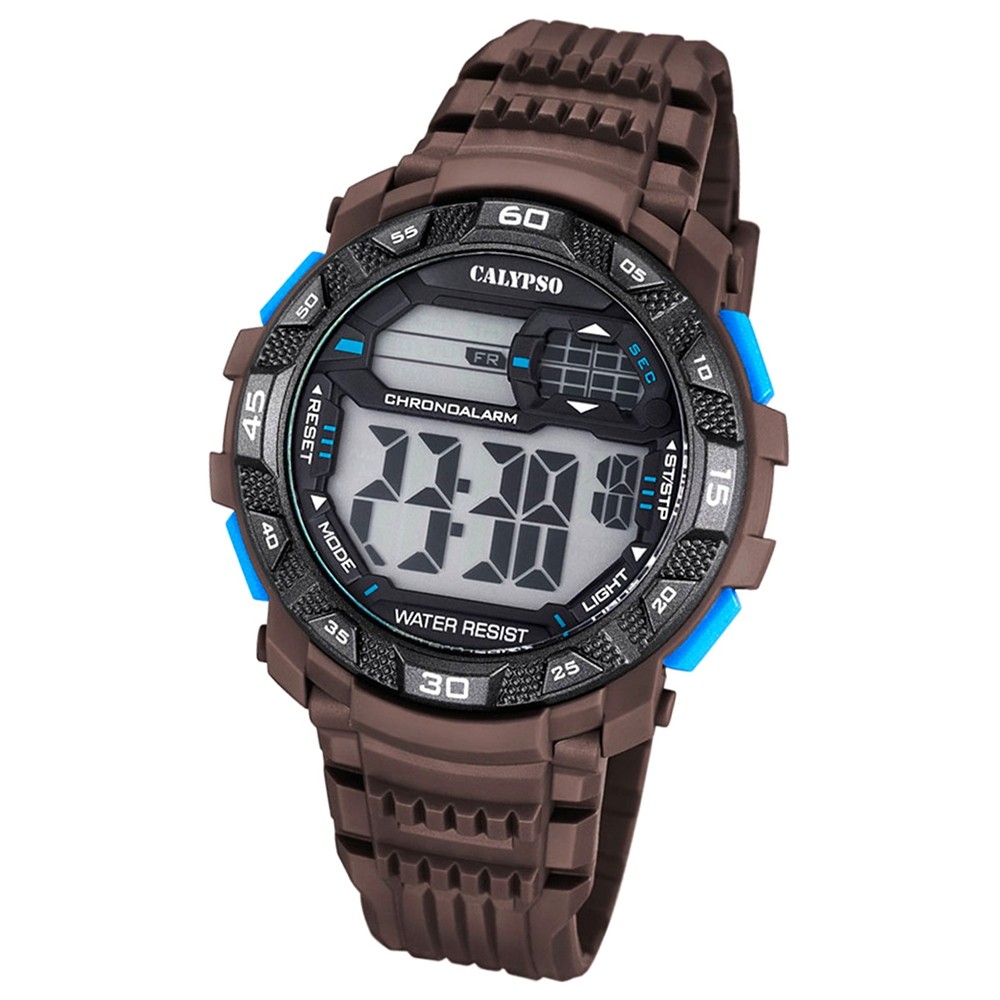 Calypso Herren-Armbanduhr Digital for Man digital Quarz PU braun UK5702/4