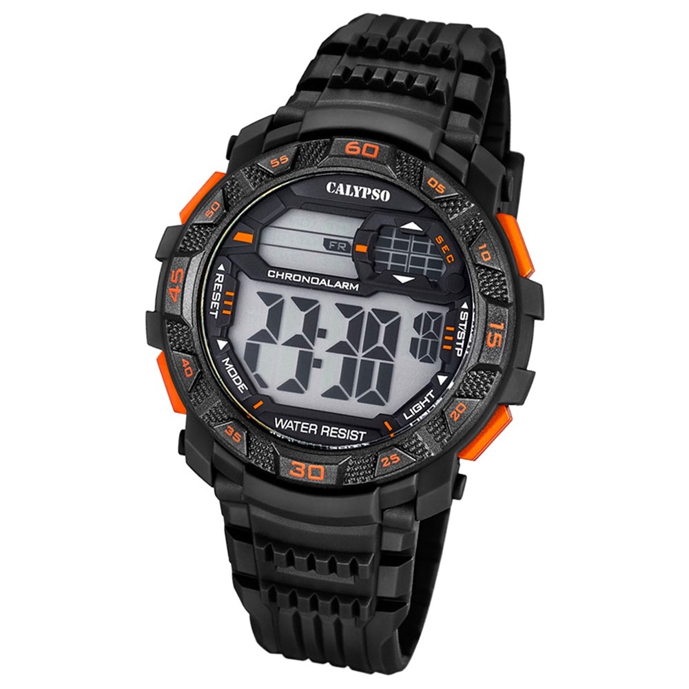 Calypso Herren-Armbanduhr Digital for Man digital Quarz PU schwarz UK5702/6