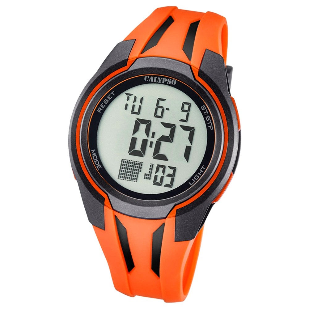 Calypso Herren-Armbanduhr Digital for Man digital Quarz PU orange UK5703/1