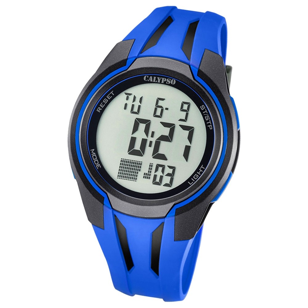 Calypso Herren-Armbanduhr Digital for Man digital Quarz PU blau UK5703/3
