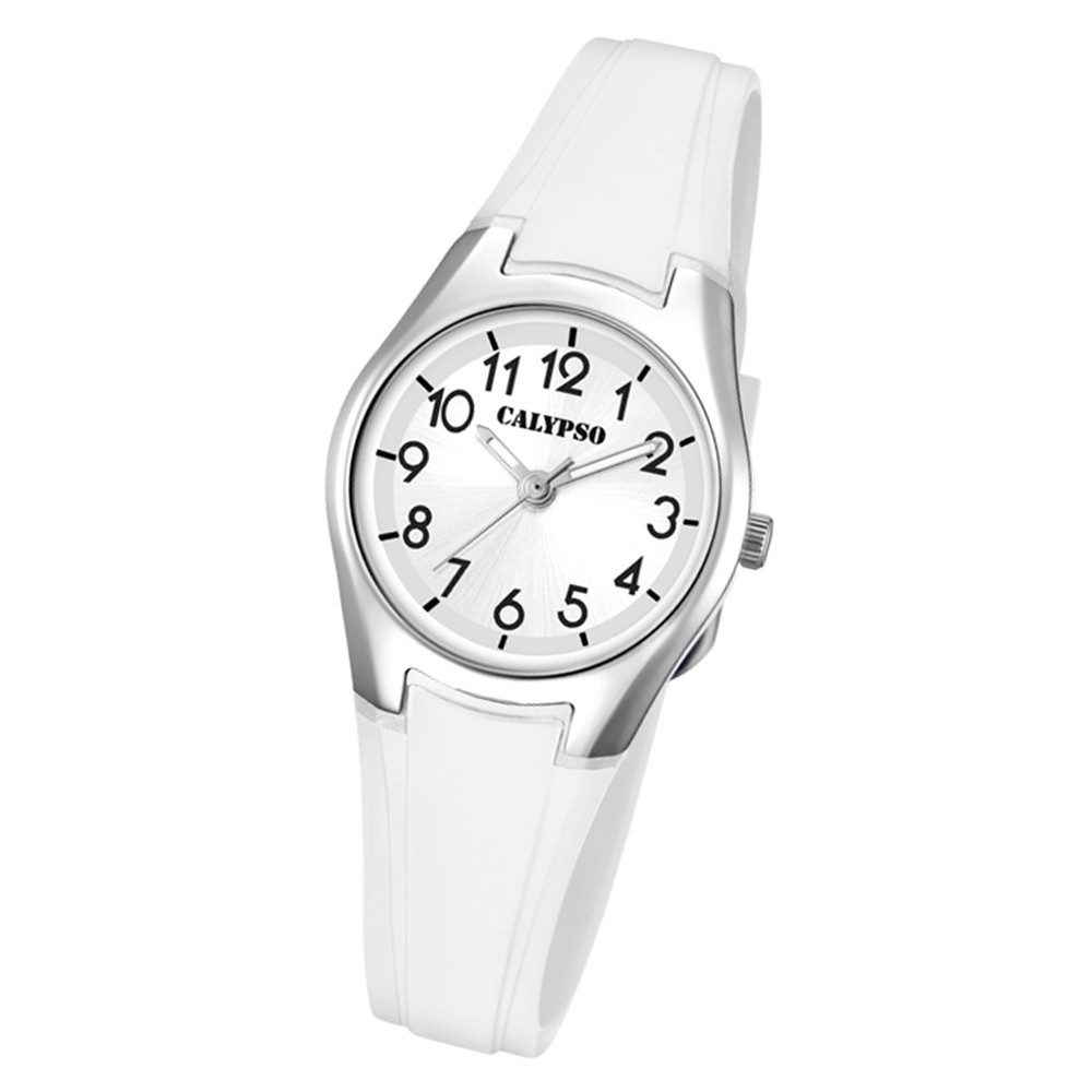 Calypso Damen Armbanduhr Sweet Time K5750/1 Quarz-Uhr PU weiß UK5750/1