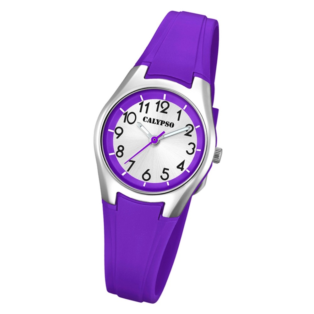 Calypso Damen Armbanduhr Sweet Time K5750/3 Quarz-Uhr PU lila UK5750/3