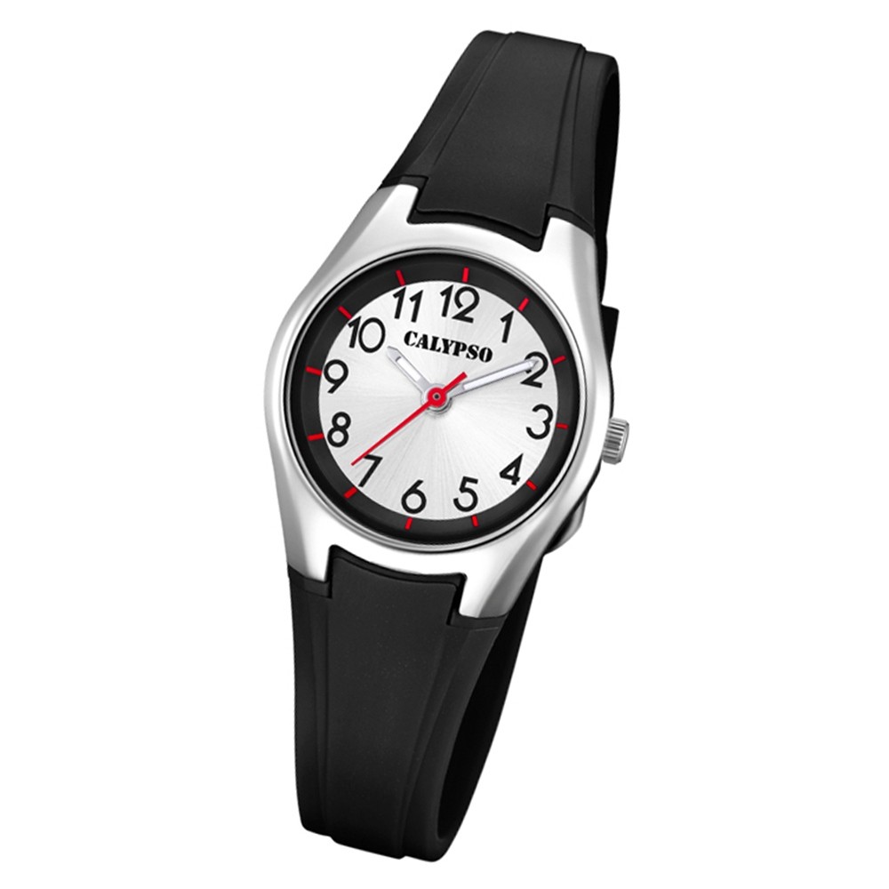 Calypso Damen Armbanduhr Sweet Time K5750/6 Quarz-Uhr PU schwarz UK5750/6