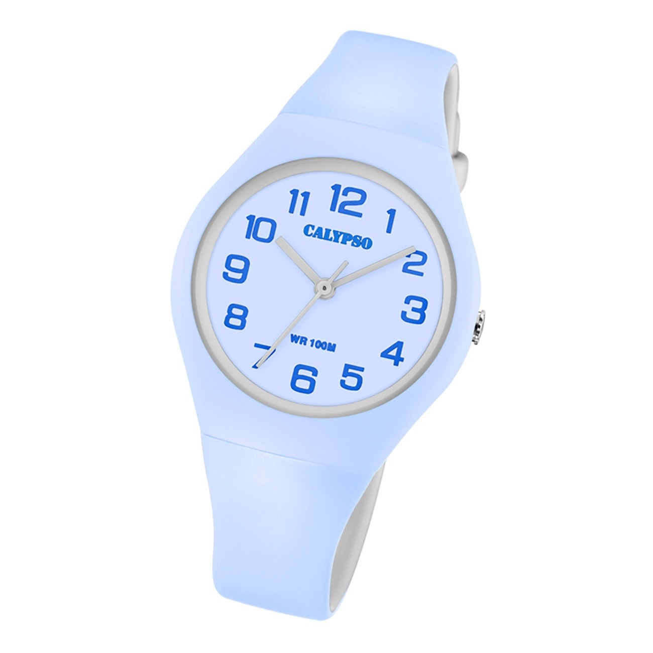 Calypso Damen Jugend Armbanduhr K5777/2 Analog Kunststoff hellblau UK5777/2