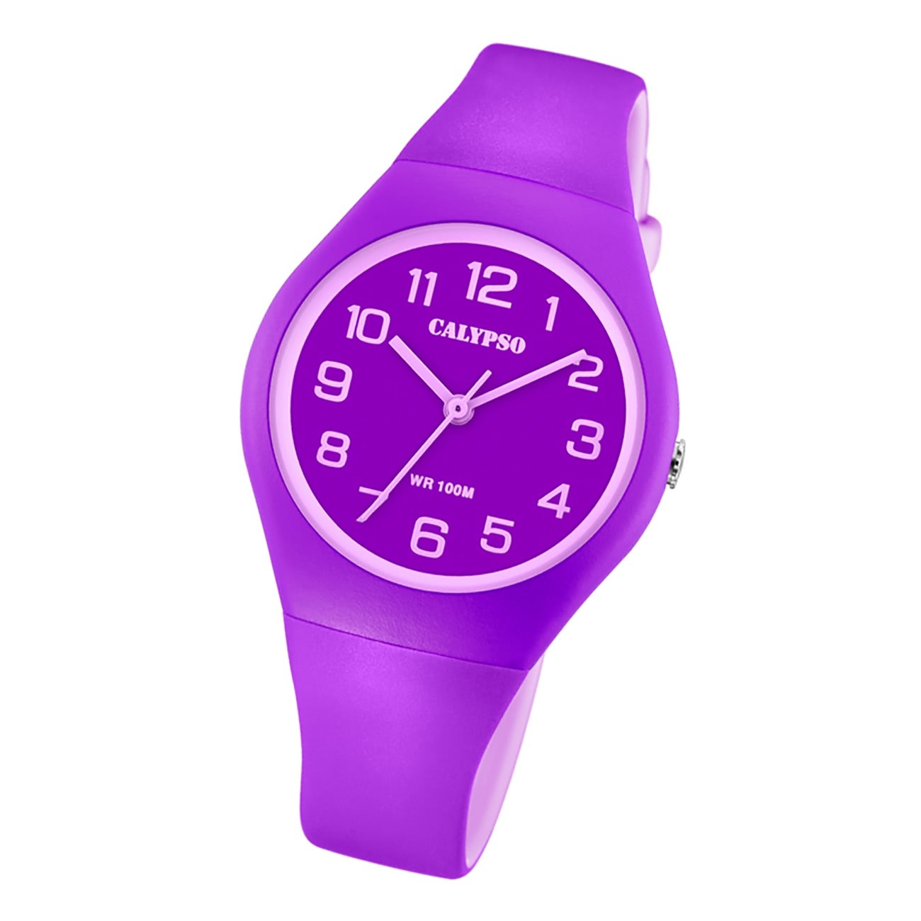 Calypso Damen Jugend Armbanduhr Fashion K5777/4 Analog Kunststoff lila UK5777/4