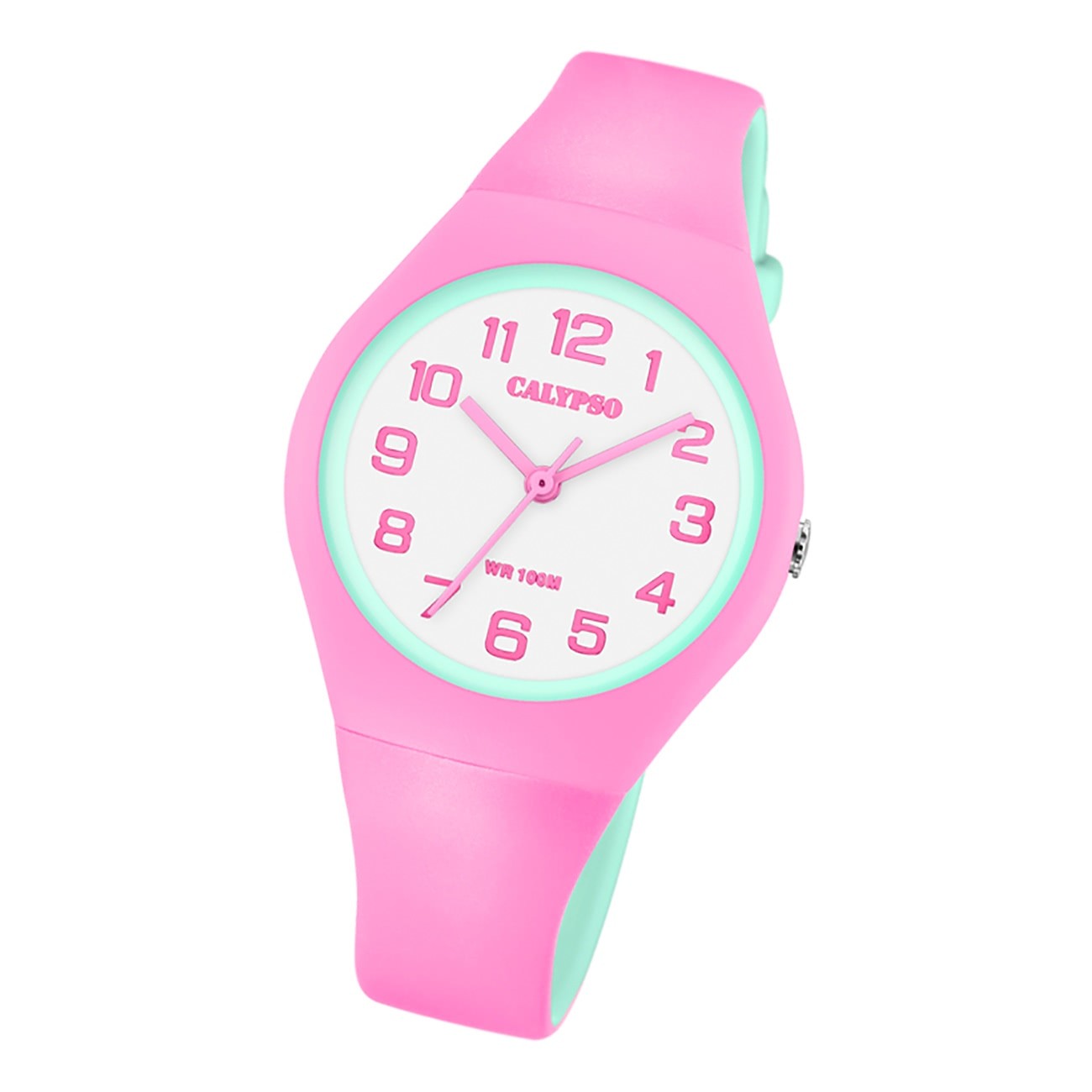Calypso Damen Jugend Armbanduhr Fashion K5777/6 Analog Kunststoff pink UK5777/6