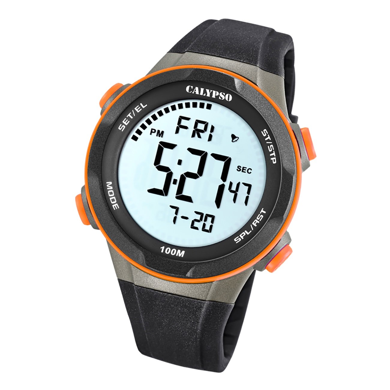Calypso Herren Jugend Armbanduhr K5780/3 Digital Kunststoff schwarz UK5780/3