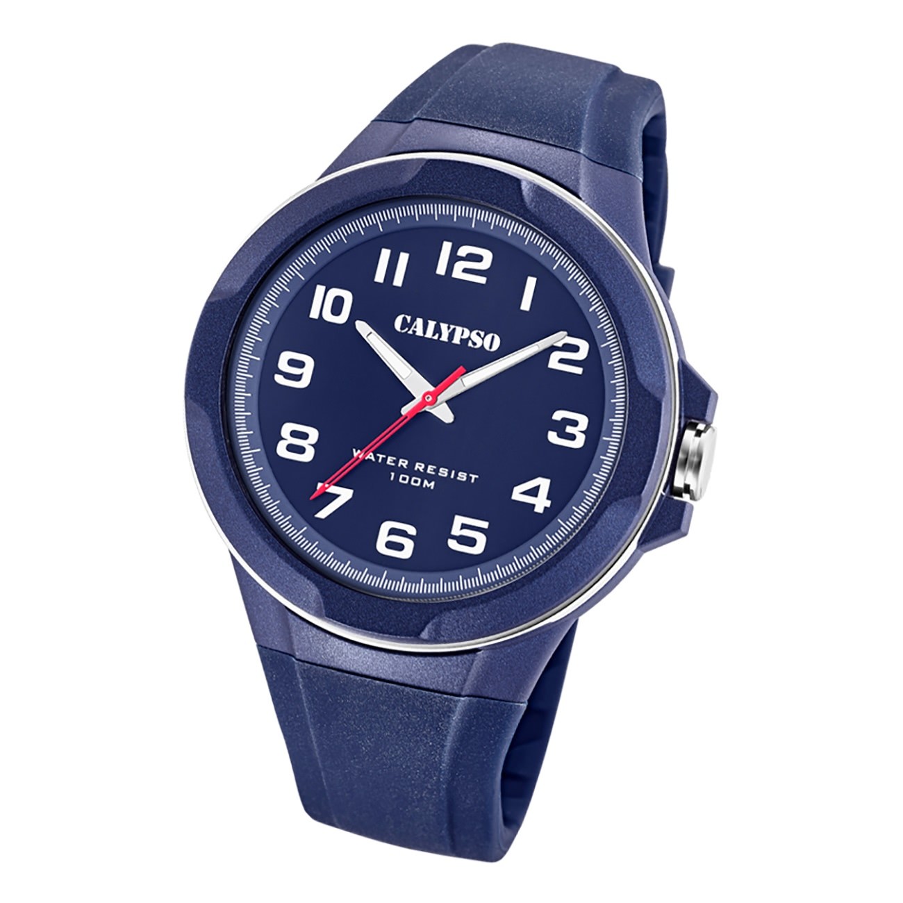 Calypso Herren Jugend Armbanduhr Casual K5781/3 Analog Kunststoff blau UK5781/3