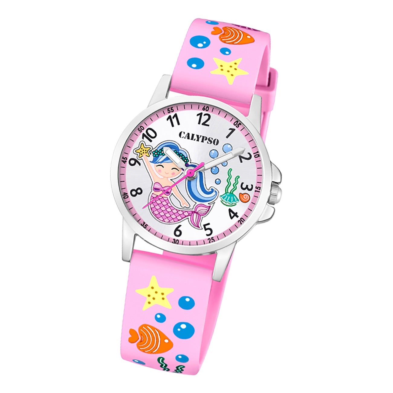 Calypso Kinder Armbanduhr Junior K5782/1 Analog Kunststoff rosa UK5782/1