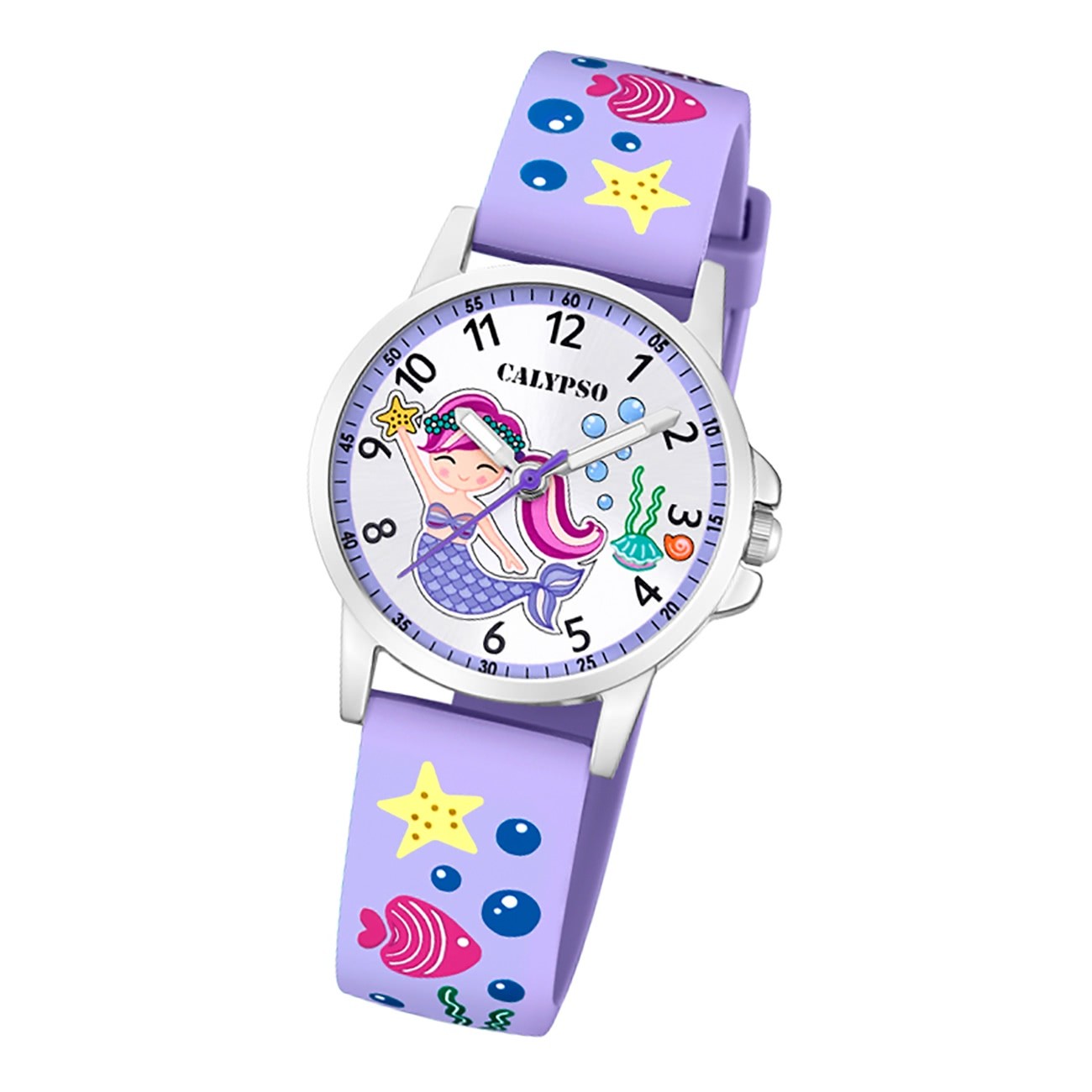 Calypso Kinder Armbanduhr Junior K5782/2 Analog Kunststoff lila UK5782/2