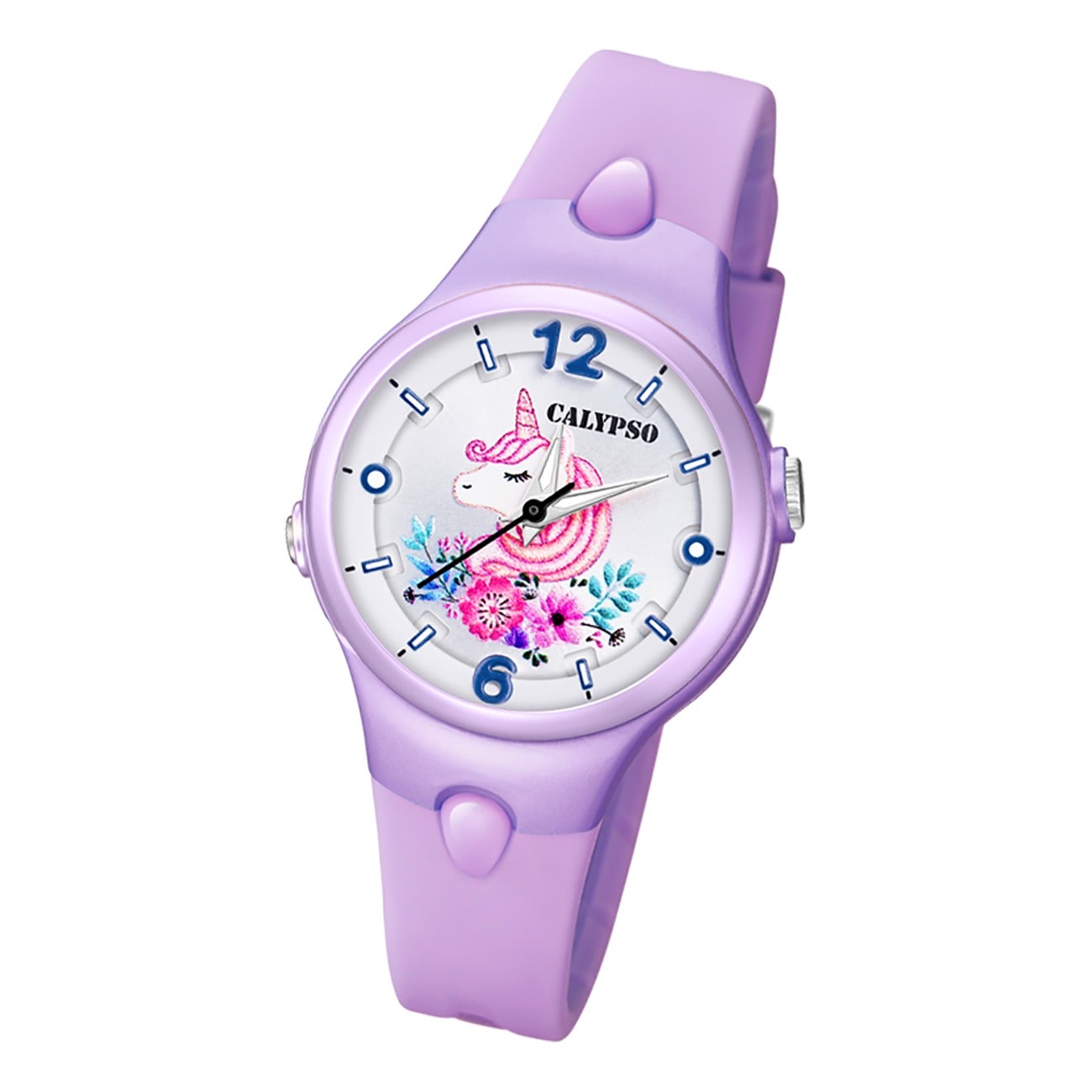 Calypso Kinder Jugend Armbanduhr K5783/A Analog Kunststoff violett UK5783/A