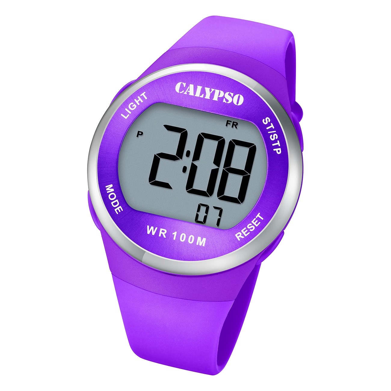 Calypso Damen Jugend Armbanduhr Outdoor K5786/6 Digital Kunststoff lila UK5786/6