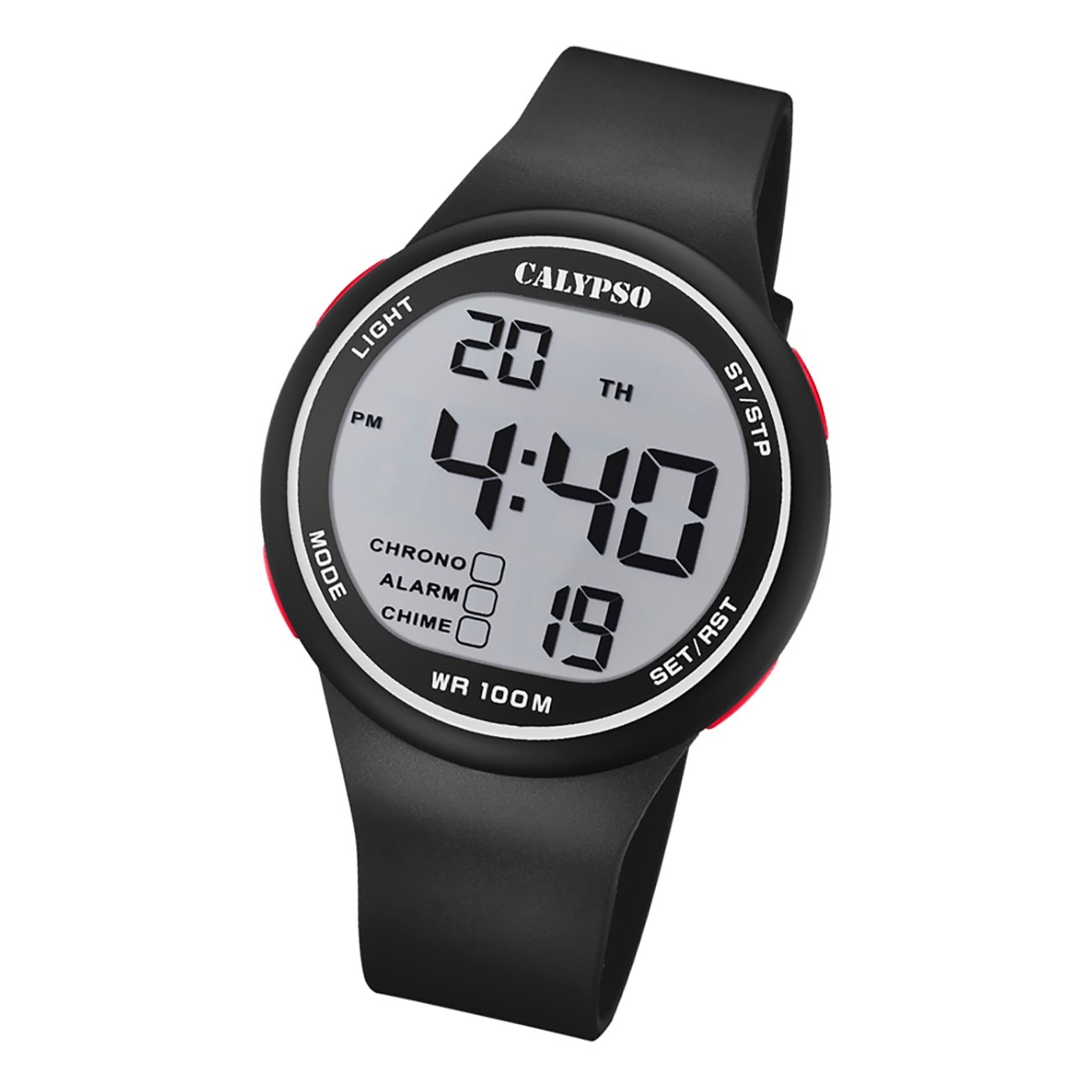 Calypso Herren Armbanduhr Sport K5795/1 Digital Kunststoff schwarz UK5795/1