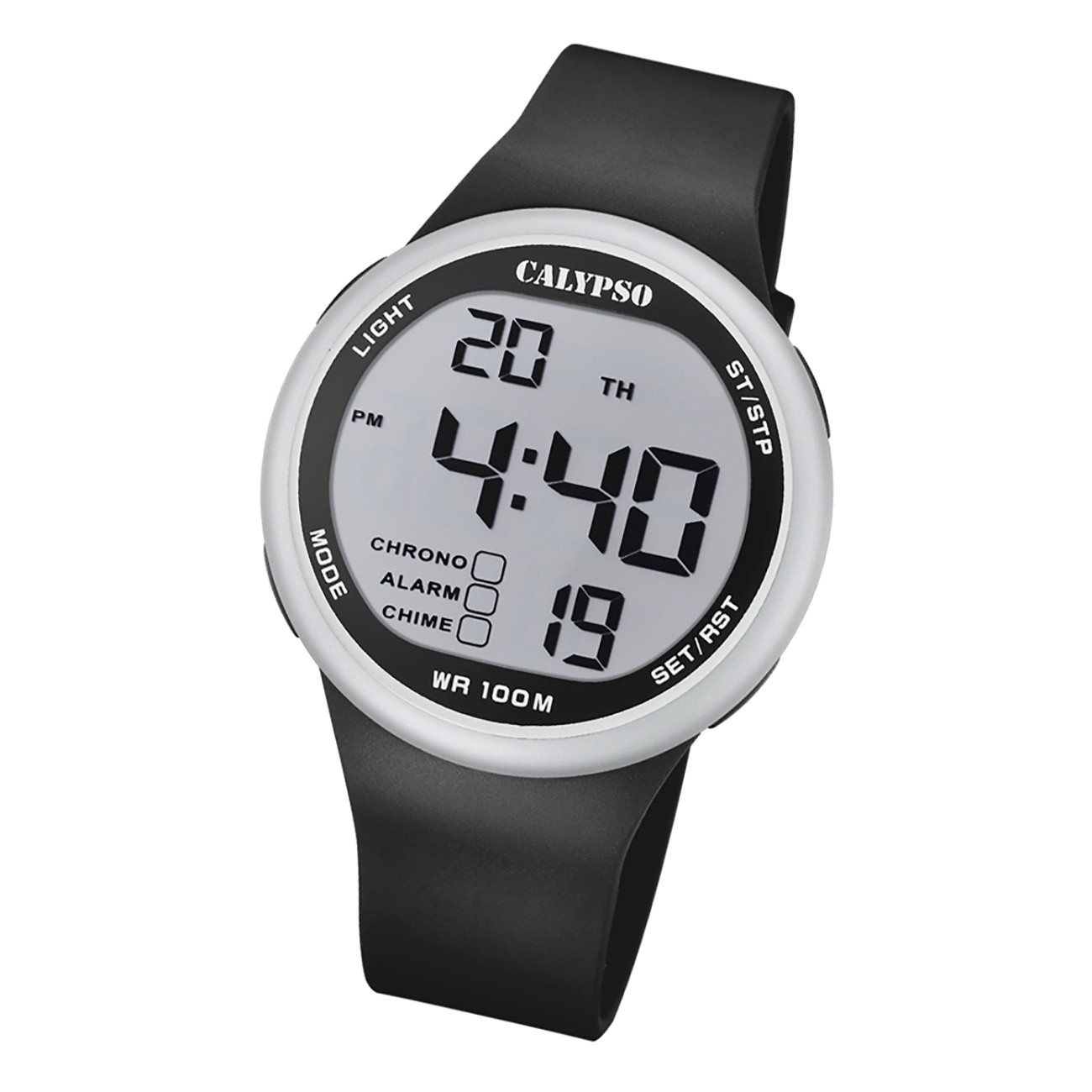 Calypso Herren Armbanduhr Sport K5795/2 Digital Kunststoff schwarz UK5795/2