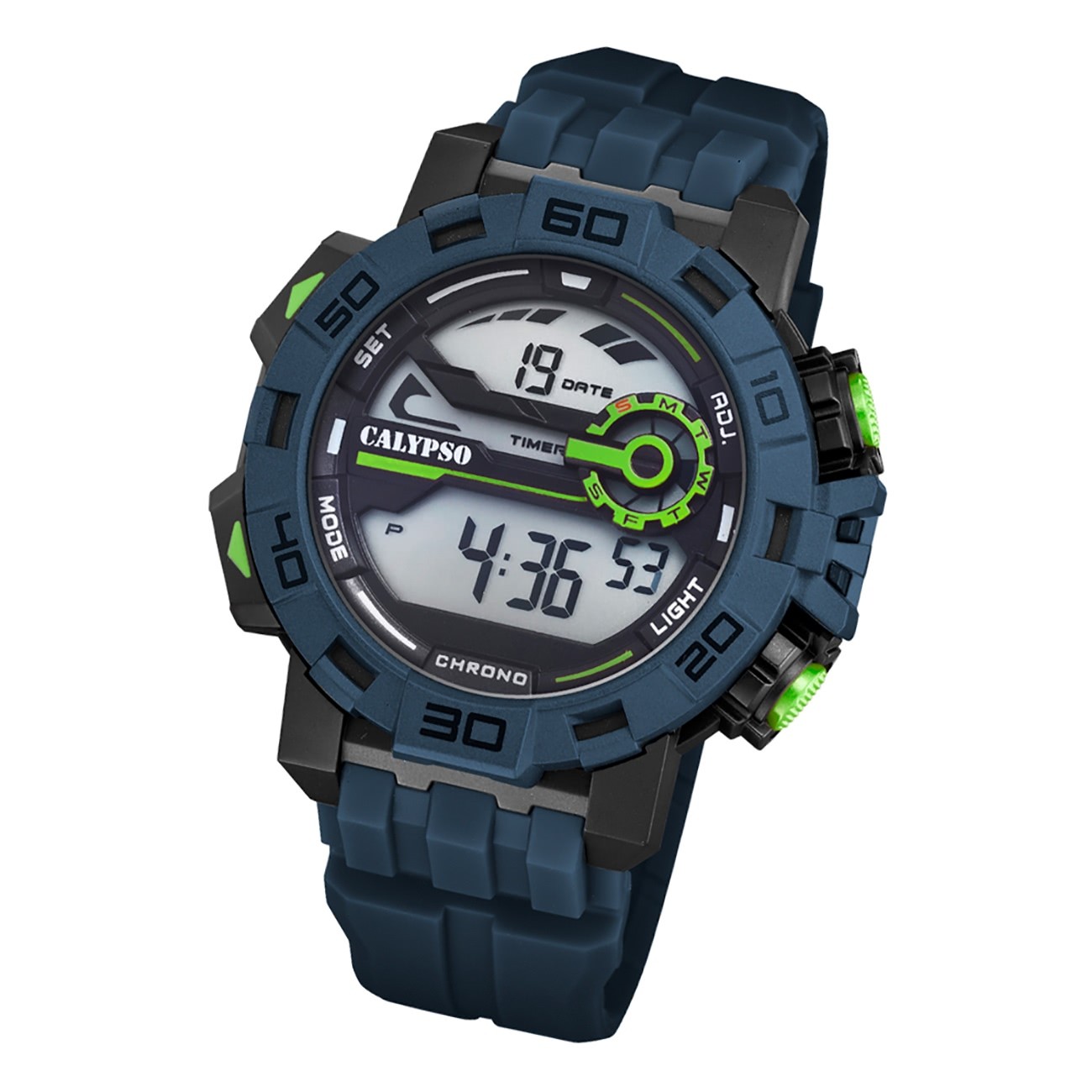 Calypso Herren Armbanduhr Outdoor K5809/2 Digital Kunststoff dunkelblau UK5809/2