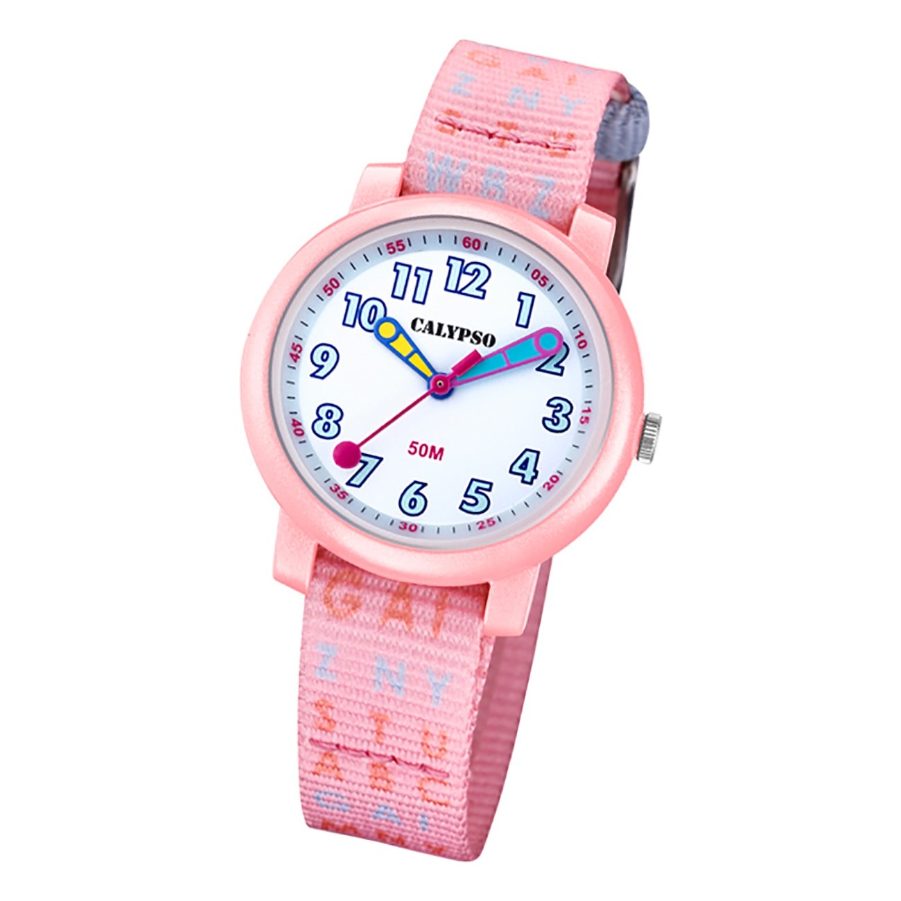 Calypso Kinder Armbanduhr Junior K5811/1 Analog Textil rosa UK5811/1