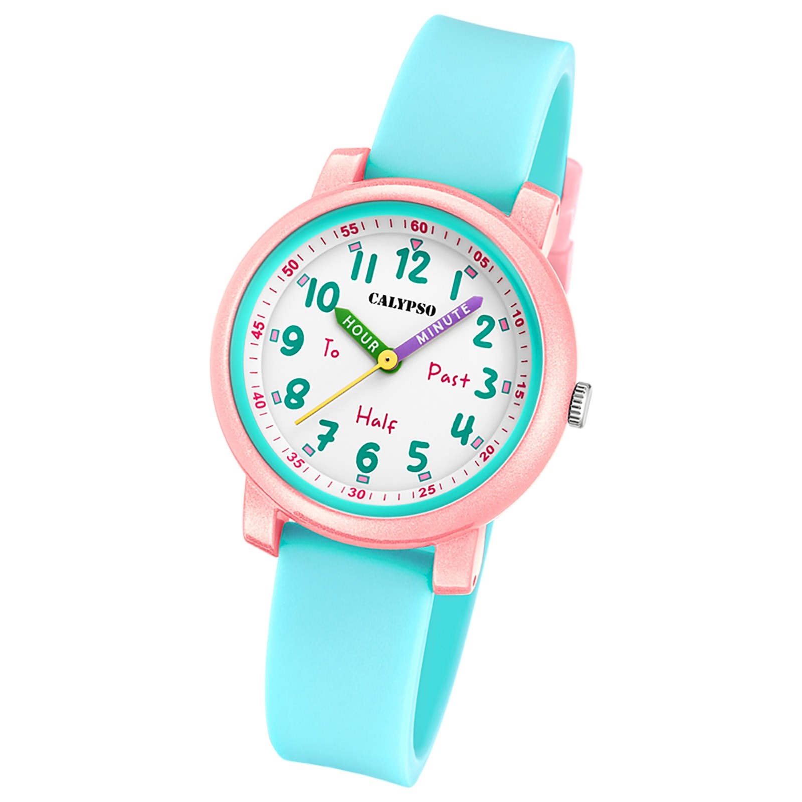 Calypso Kinderuhr Kunststoff Silikon hellblau Calypso Junior Armbanduhr UK5827/3