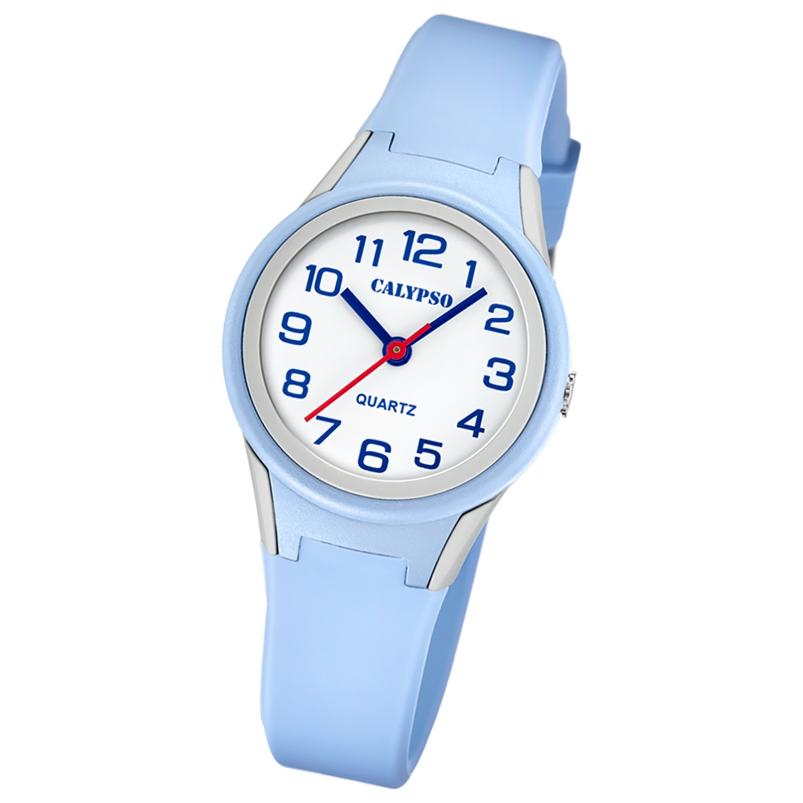 Calypso Jugenduhr Kautschuk hellblau Calypso Junior Armbanduhr UK5834/2