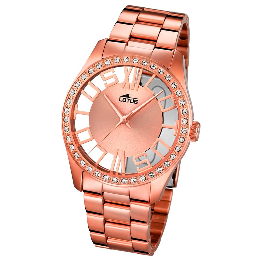 LOTUS Damen-Uhr - Woman/Trendy/Lady - Analog - Quarz - Edelstahl - UL18128/1