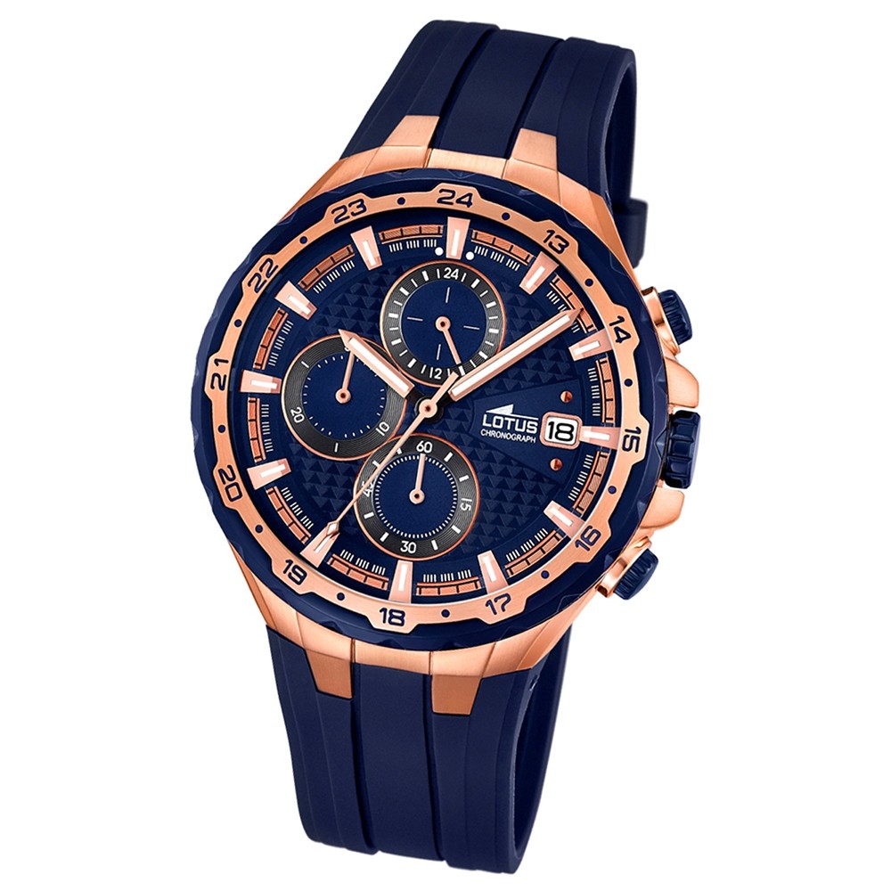 LOTUS Herren-Uhr - Smart Casual - Analog - Quarz - PU - UL18186/2