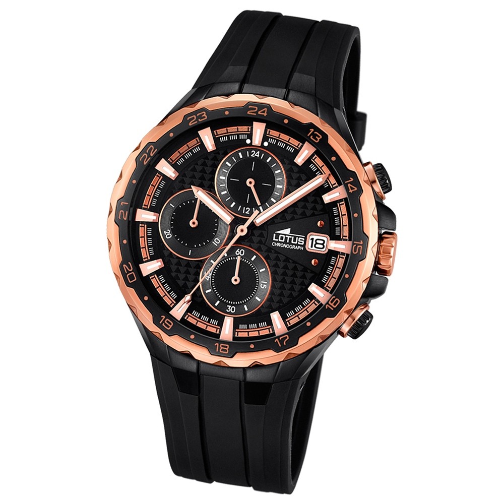 LOTUS Herren-Uhr - Smart Casual - Analog - Quarz - PU - UL18188/1