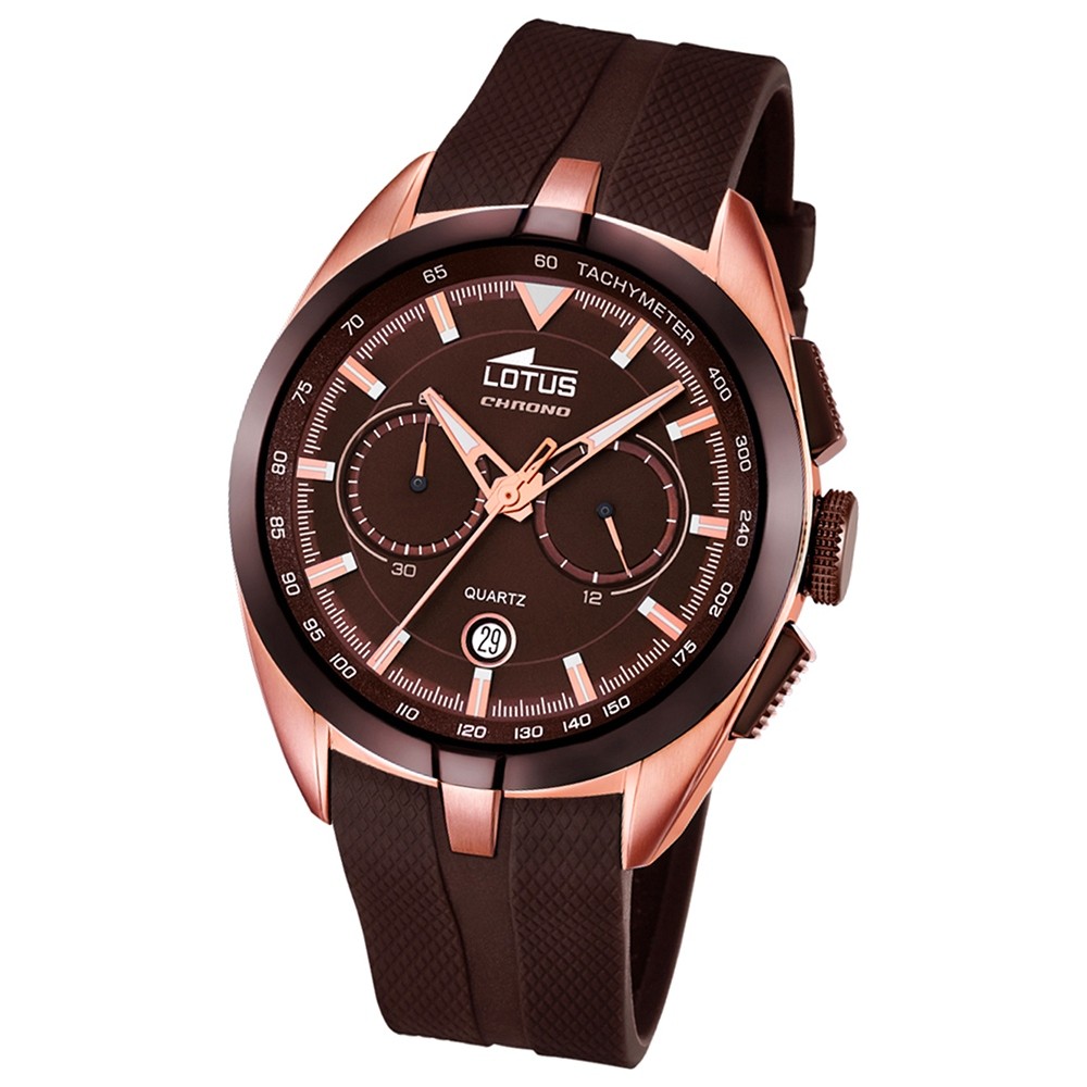 LOTUS Herren-Uhr - Smart Casual - Analog - Quarz - PU - UL18190/1