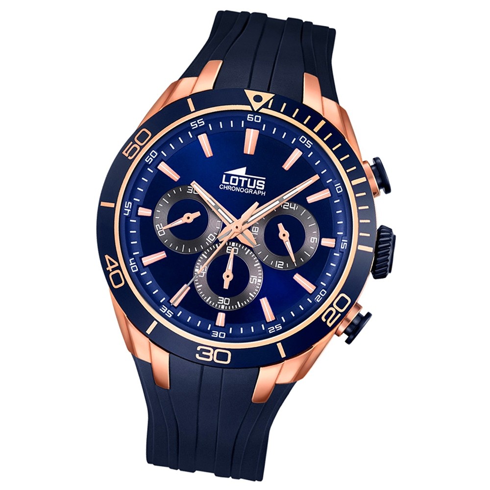 LOTUS Herren-Uhr - Smart Casual - Analog - Quarz - PU - UL18193/1