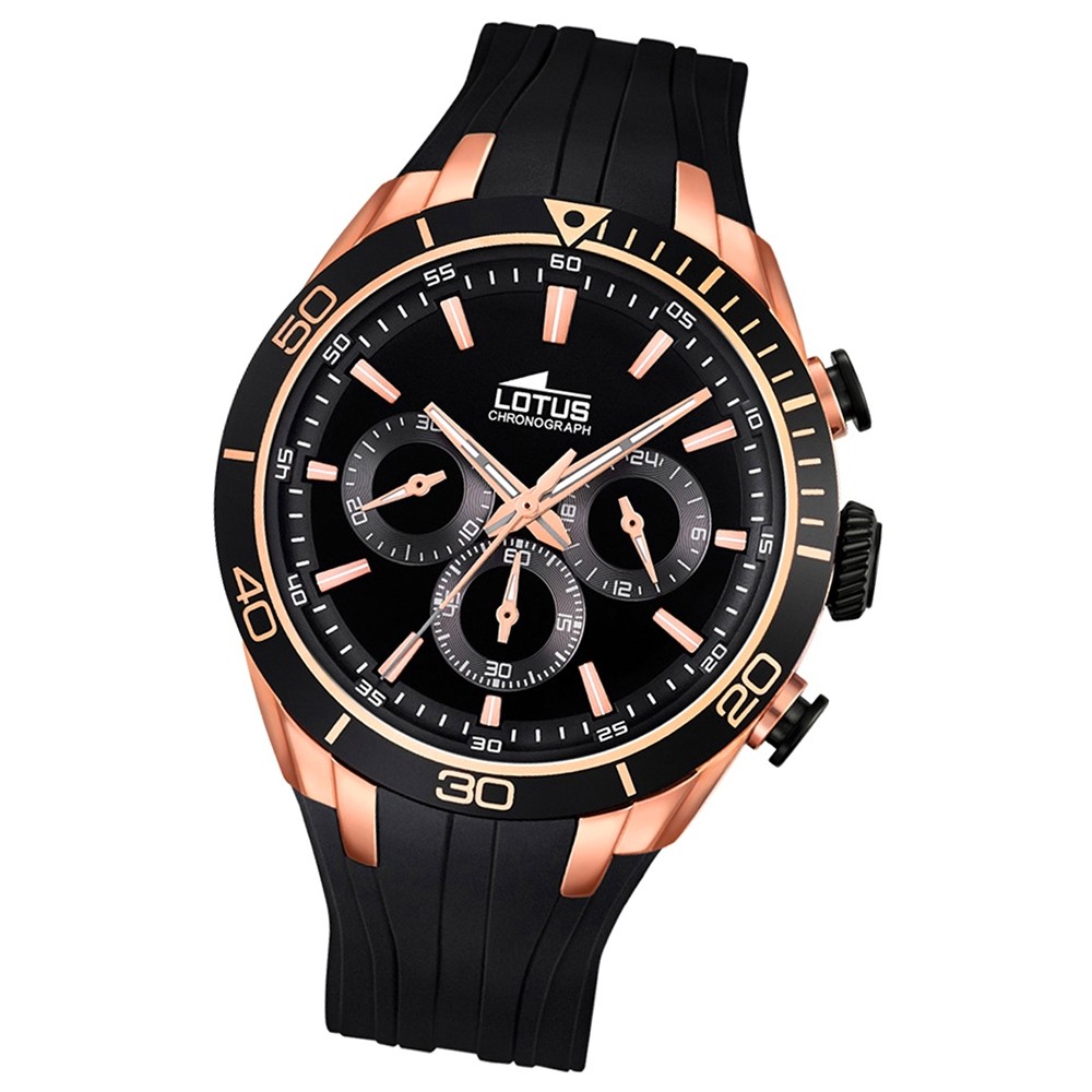 LOTUS Herren-Uhr - Smart Casual - Analog - Quarz - PU - UL18193/3