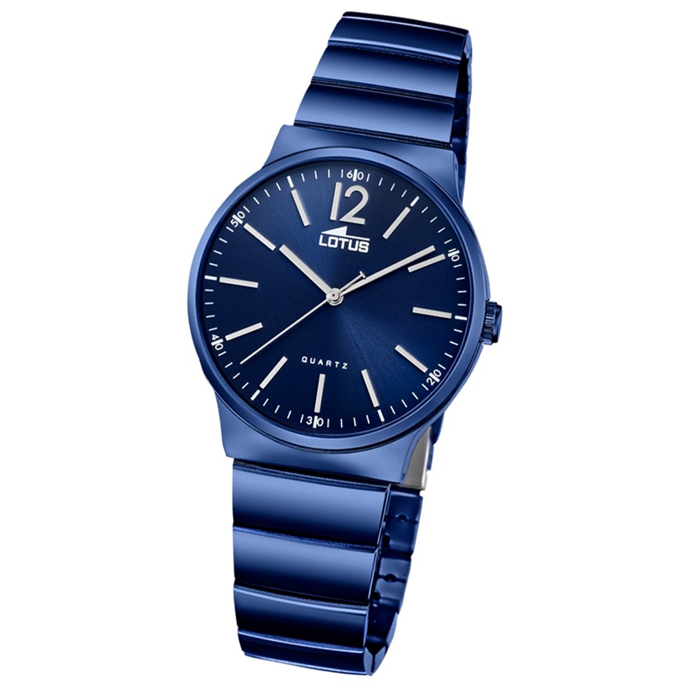 Lotus Damen-Armbanduhr Edelstahl blau 18471/1 Quarz Minimalist UL18471/1