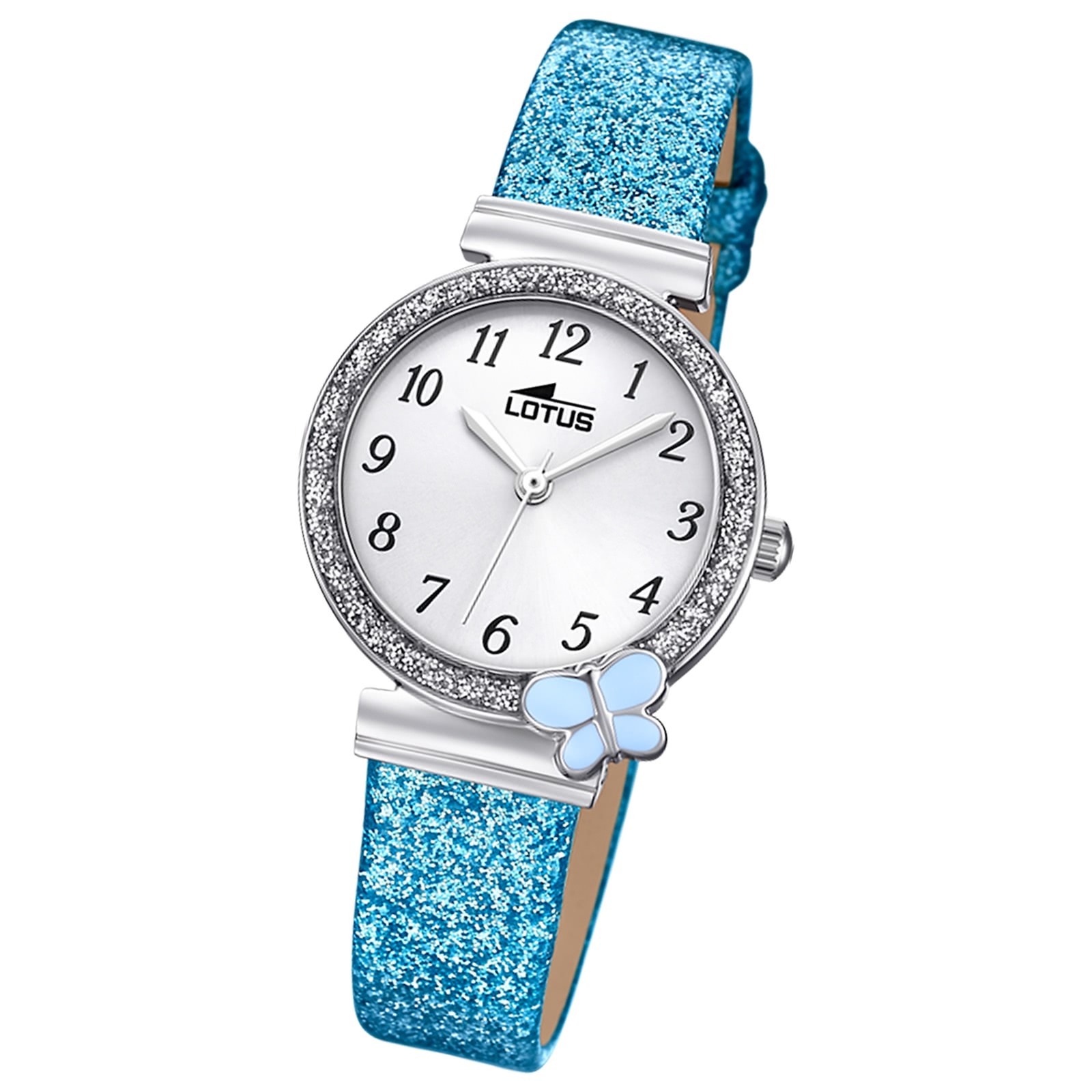 LOTUS Damen Armbanduhr Junior 18584/3 Quarz Leder blau UL18584/3