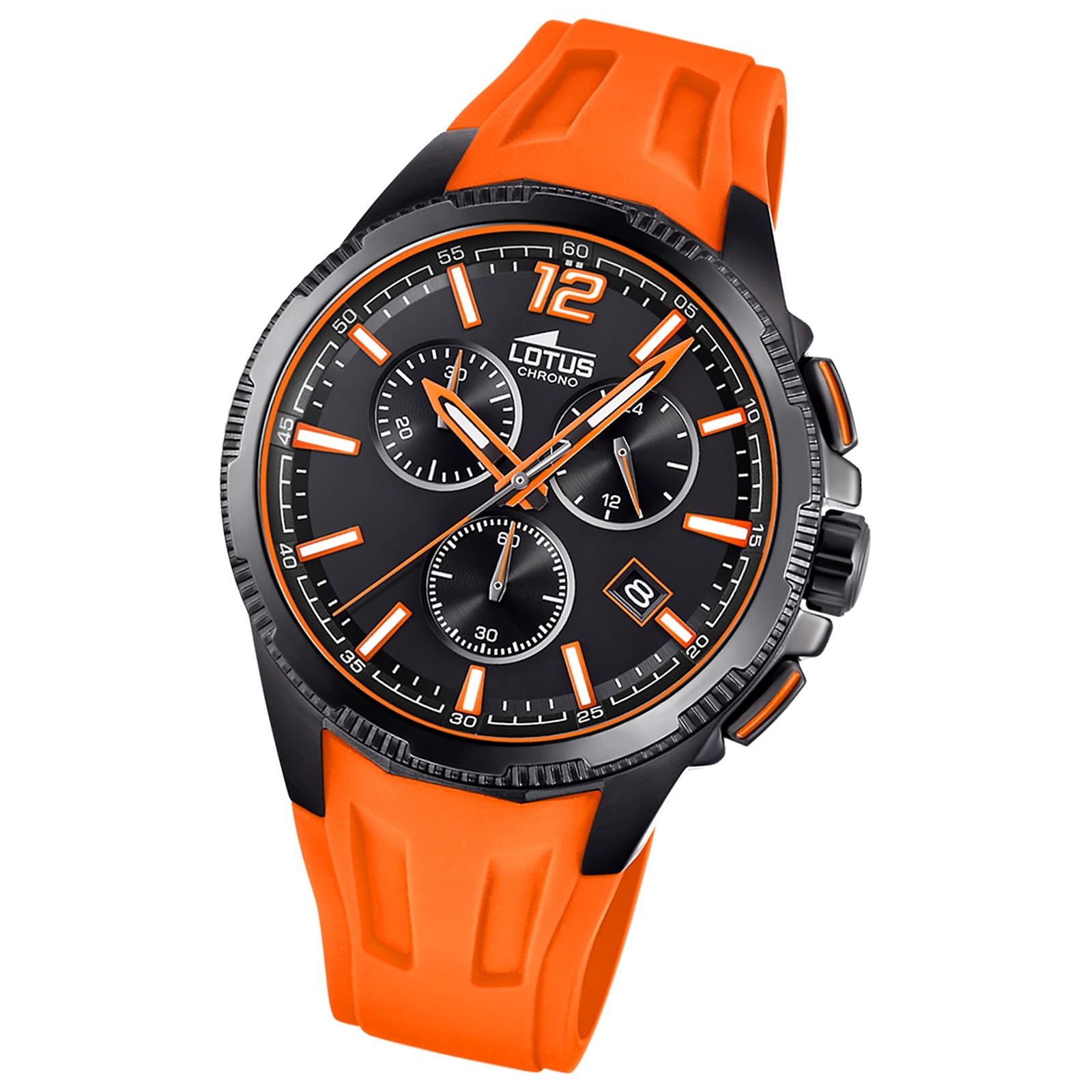 LOTUS Herren Armbanduhr Lotus R 18591/6 Quarz PU orange UL18591/6