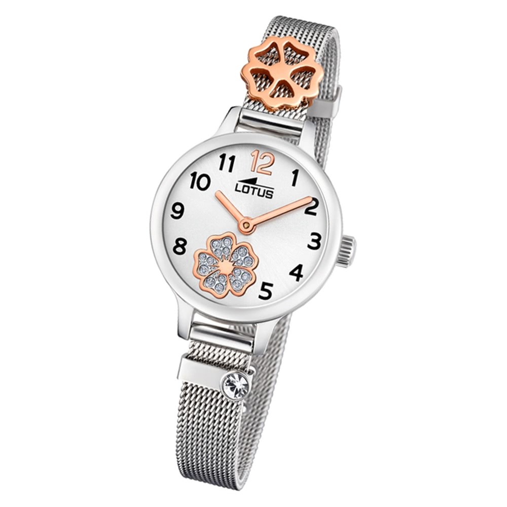 LOTUS Jugend Armbanduhr Junior 18659/3 Quarz Edelstahl silber UL18659/3