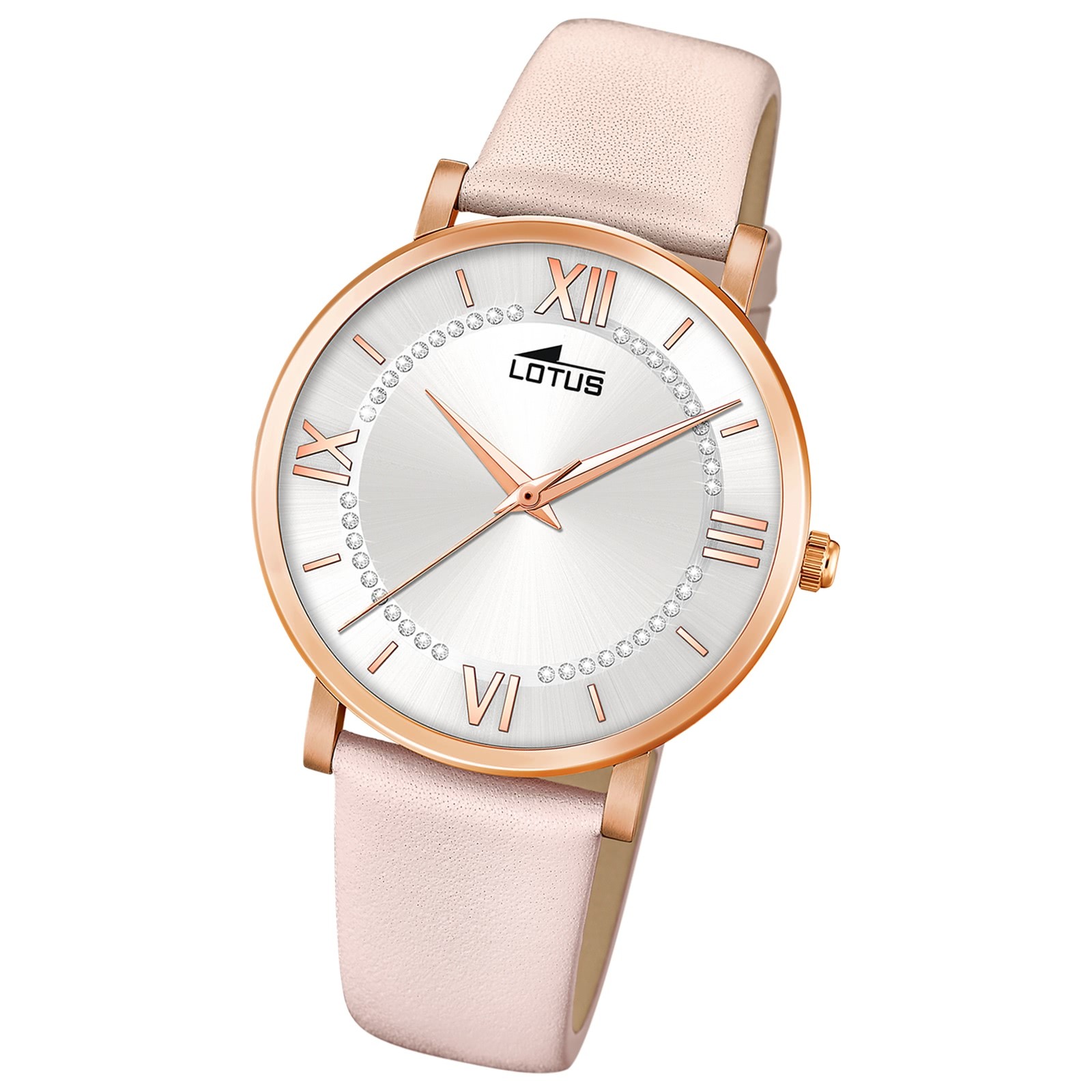 Lotus Damenuhr Trendy Armbanduhr Leder creme UL18703/5