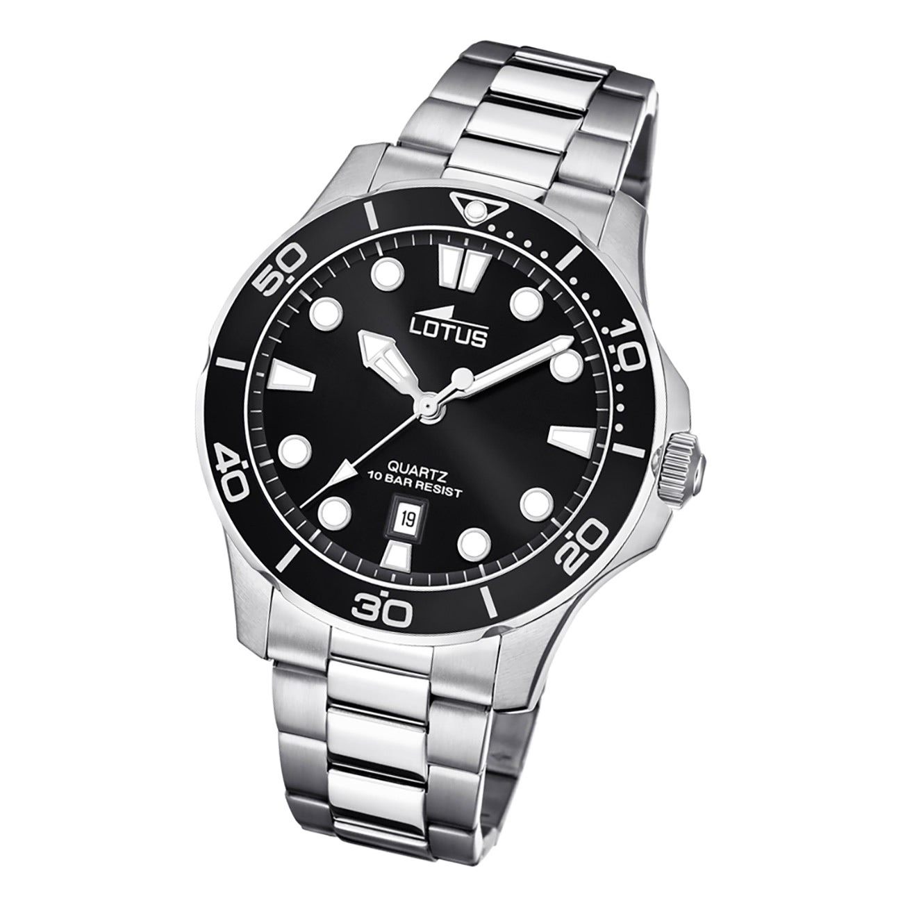 Lotus Herren Armbanduhr Sport 18759/3 Analog Edelstahl silber UL18759/3