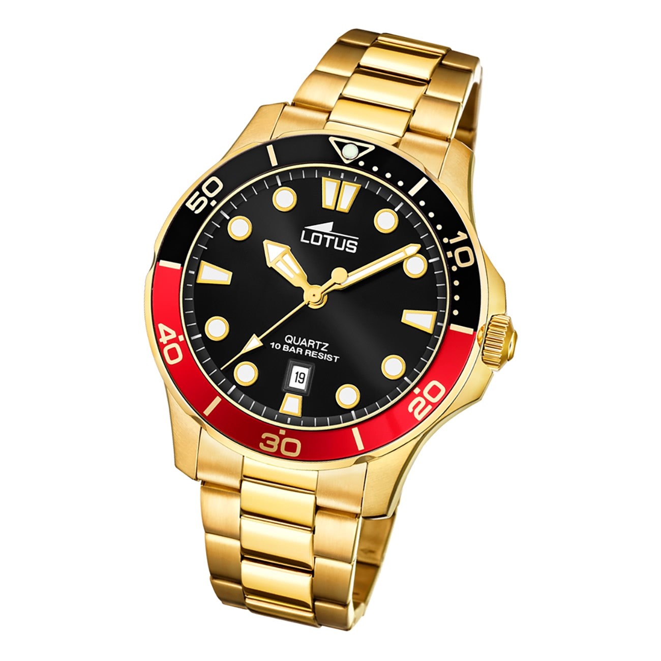 Lotus Herren Armbanduhr Sport 18761/6 Analog Edelstahl gold UL18761/6
