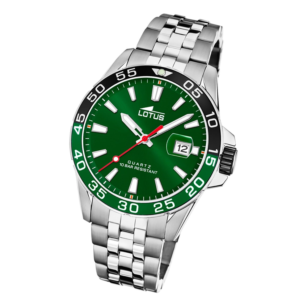 Lotus Herren Armbanduhr Sport 18766/2 Analog Edelstahl silber UL18766/2