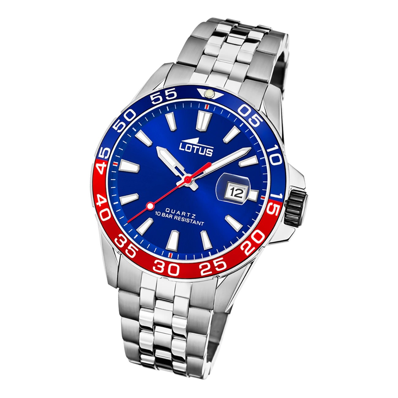 Lotus Herren Armbanduhr Sport 18766/3 Analog Edelstahl silber UL18766/3