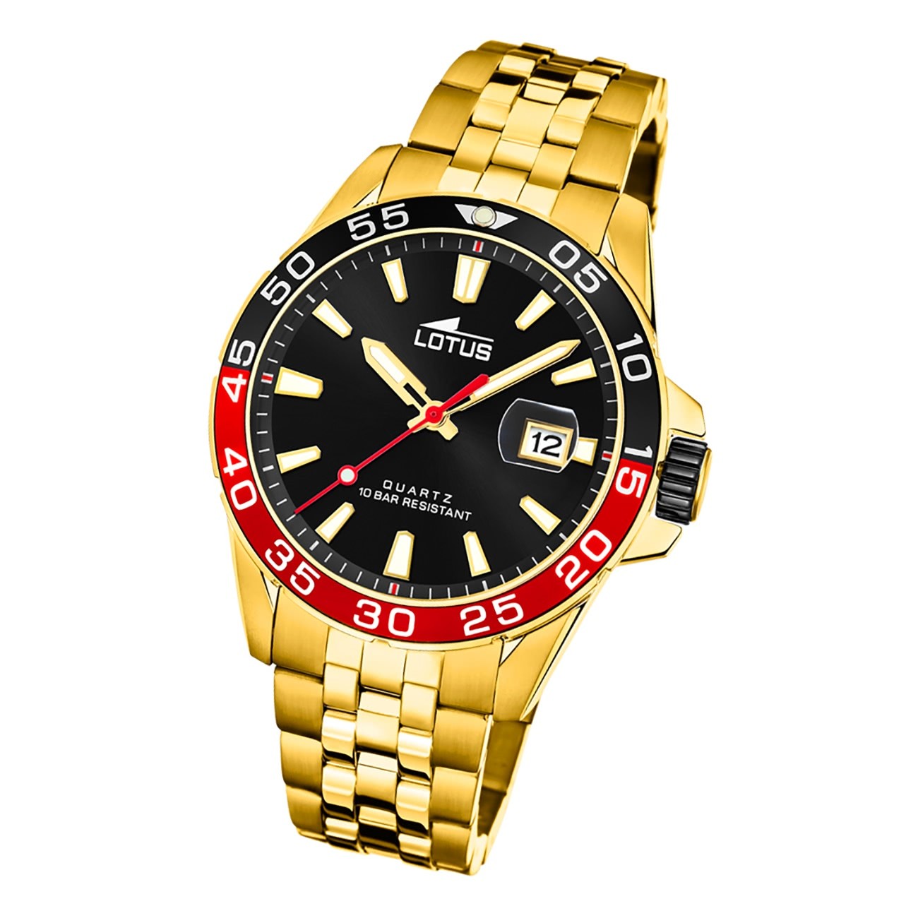 Lotus Herren Armbanduhr Sport 18770/4 Analog Edelstahl gold UL18770/4