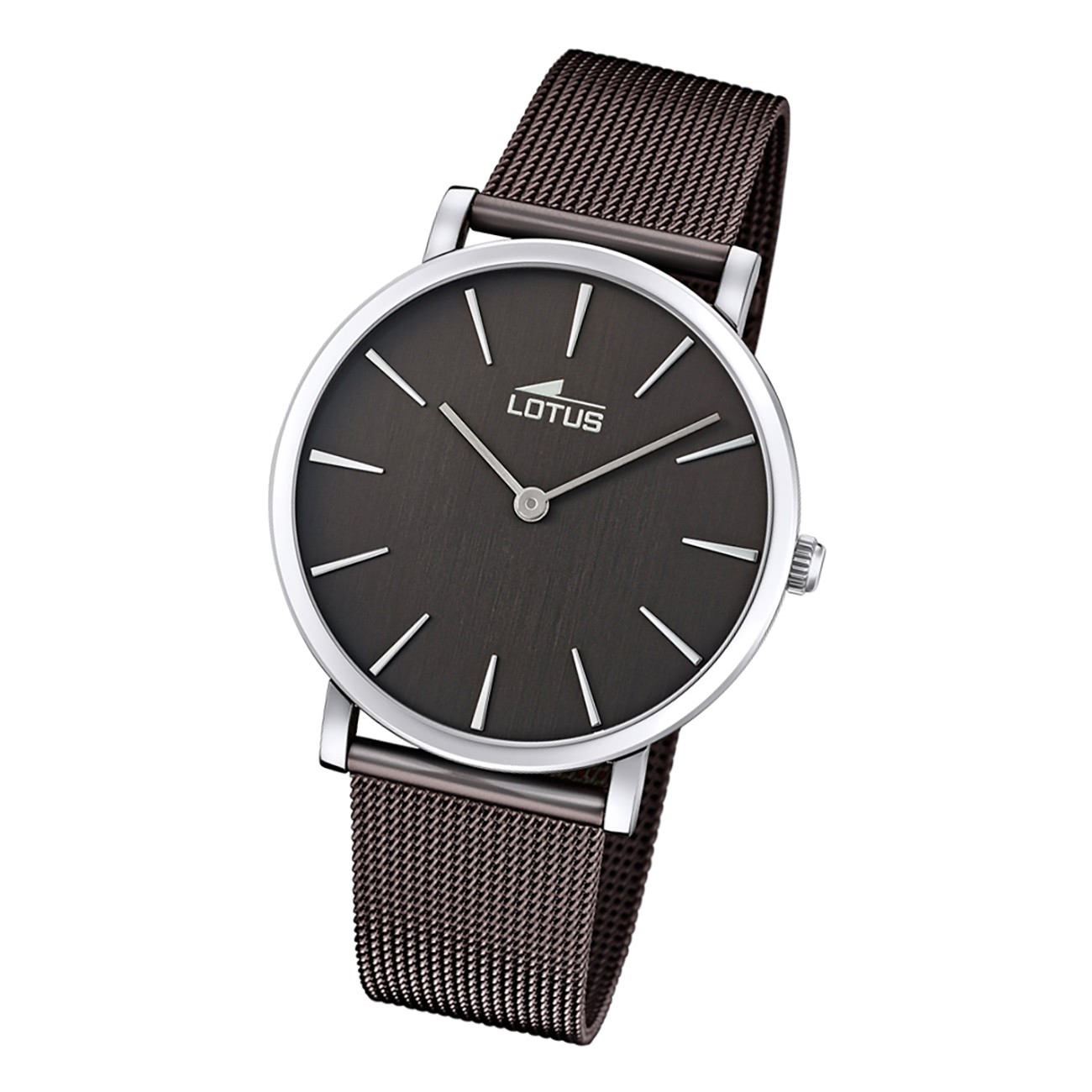 Lotus Herren Armbanduhr Minimalist 18771/1 Analog Edelstahl braun UL18771/1