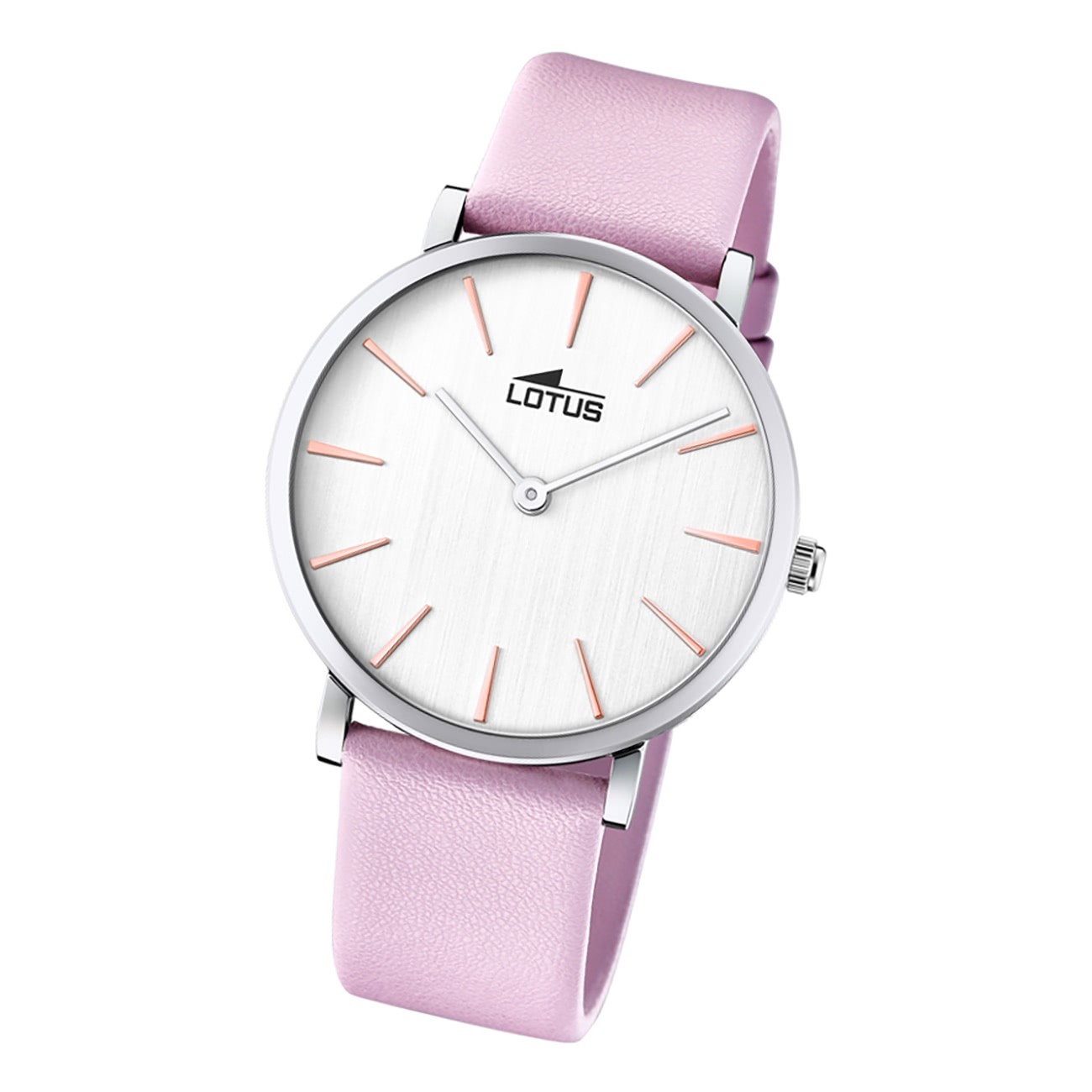 Lotus Damen Armbanduhr Minimalist 18776/2 Analog Leder lila UL18776/2