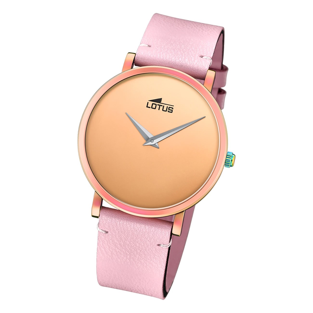 Lotus Damen Armbanduhr Minimalist 18778/1 Analog Leder rosa UL18778/1